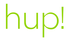hup! logo - the better way to build